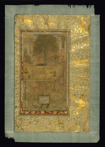 Hoja suelta del Akbarnama por Abu Fazl de Abu al Fazl ibn Mubarak